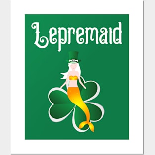 State Patty's Day T-Shirt - Irish Girl Gift Mermaid Posters and Art